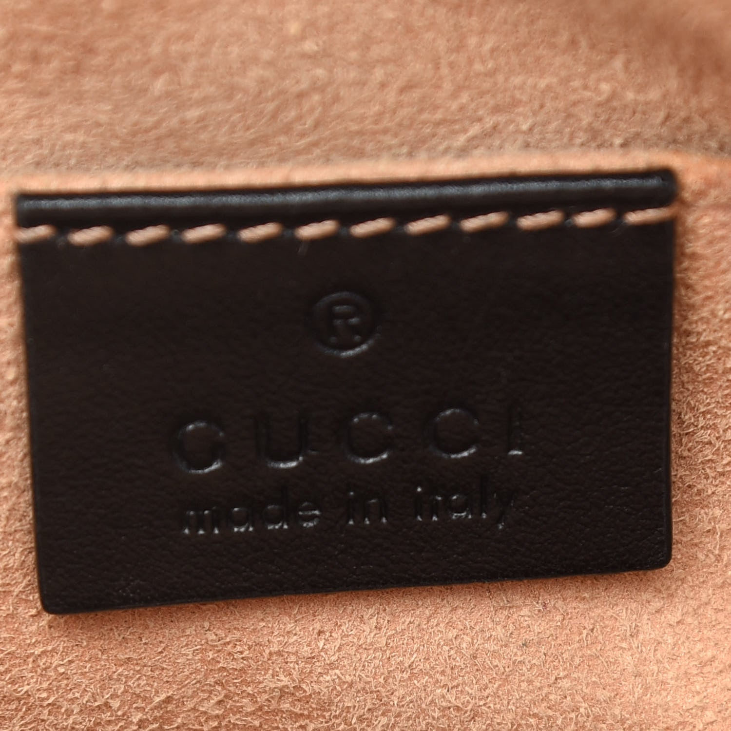 Gucci Calfskin Matelasse Small GG Marmont Chain Shoulder Bag Black 6 of 9