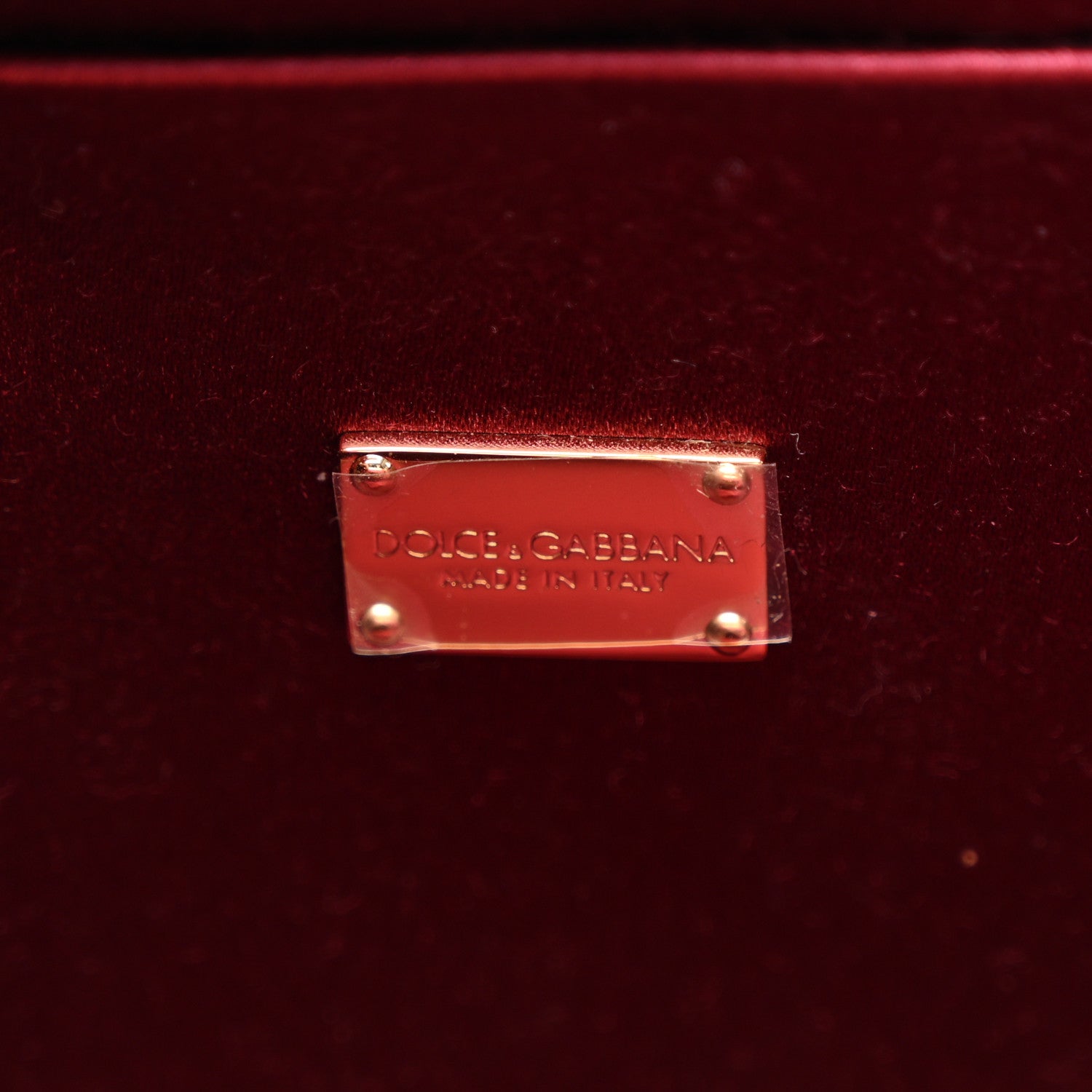 Dolce & Gabbana Sequin Crystal Embellished Marlene Chain Clutch Bordeaux Rosso 6 of 12