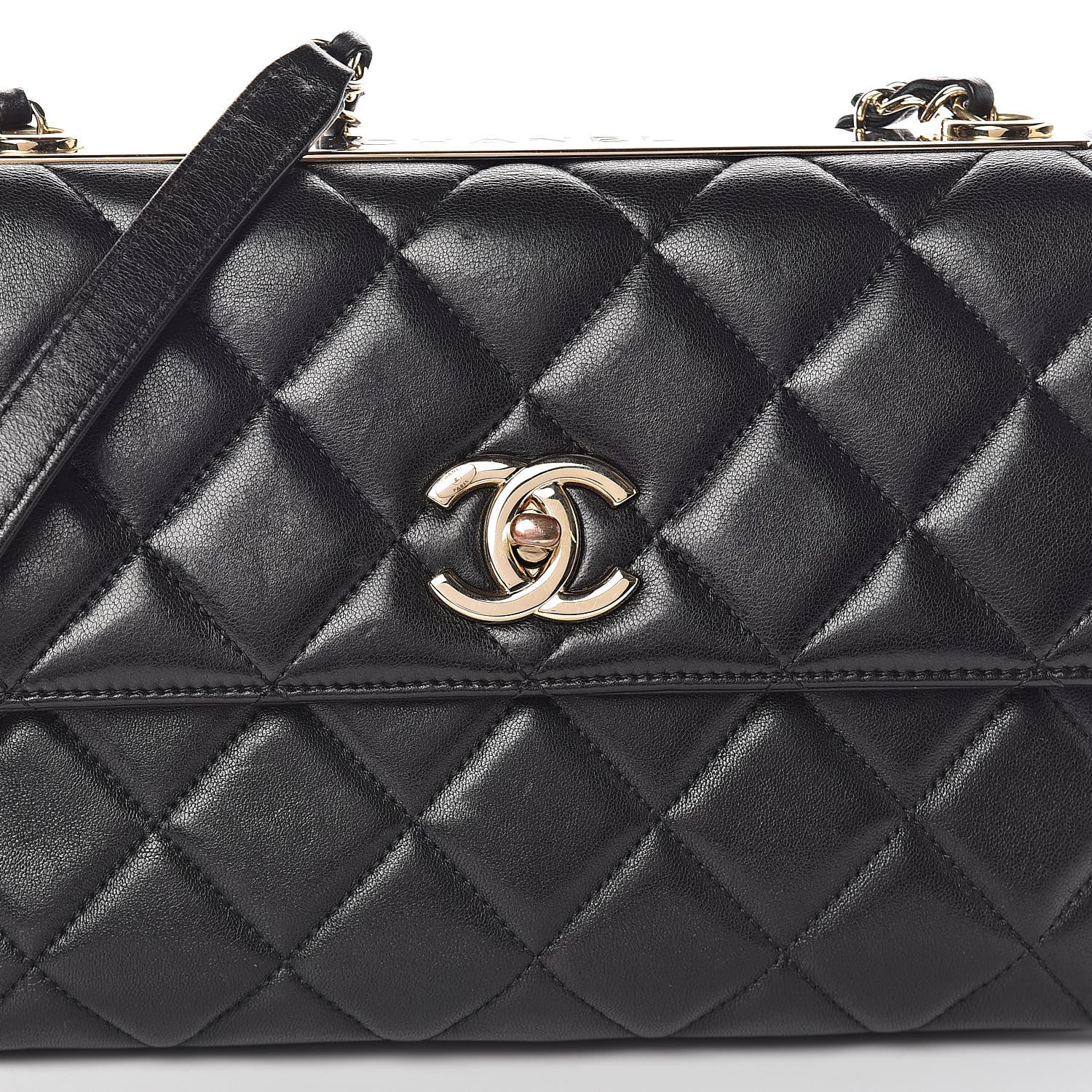 Chanel Lambskin Quilted Medium Trendy CC Flap Black 8 of 10