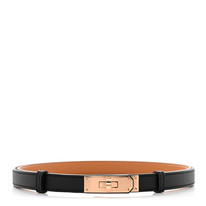 Hermes Epsom Kelly Belt Black 1 of 6