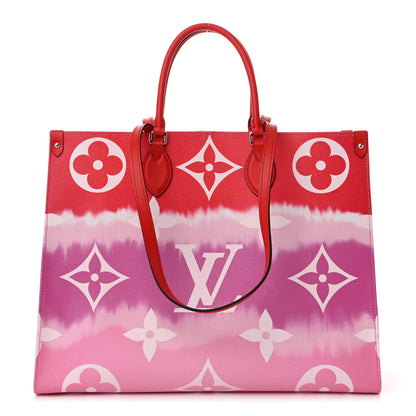 Louis Vuitton Monogram Escale Onthego GM Rouge 1 of 11