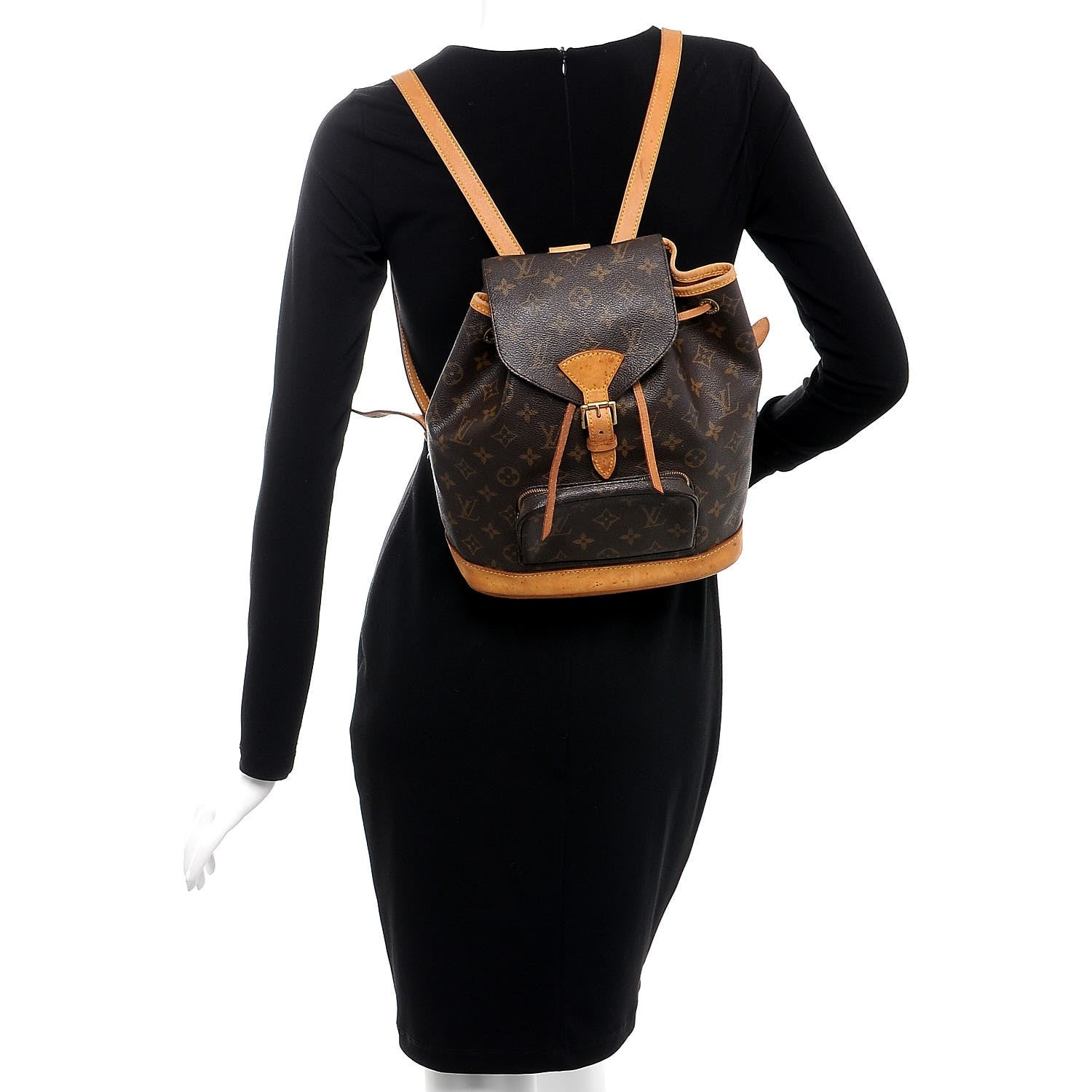 Louis Vuitton Monogram Montsouris MM Backpack 2 of 20