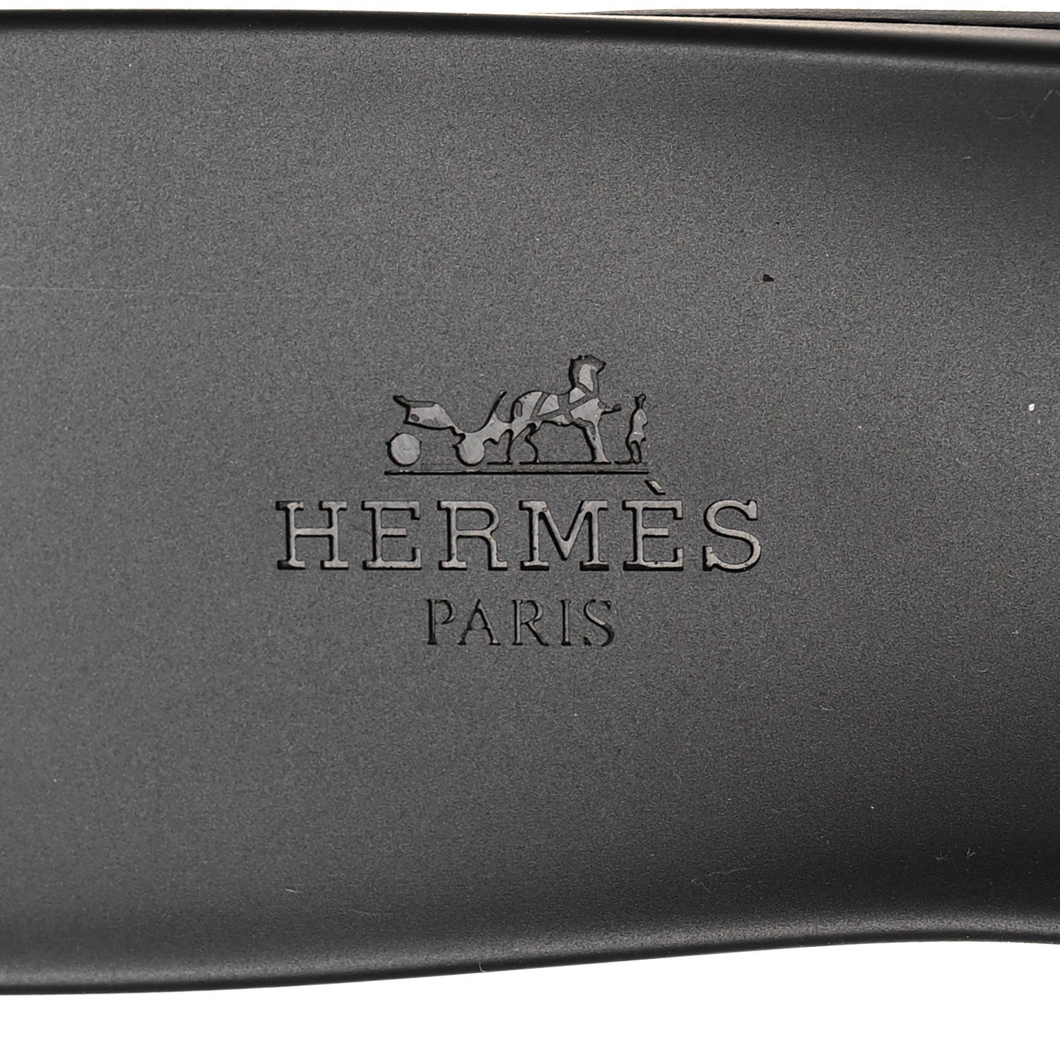 Hermes Rubber Aloha Sandals 41 Black 7 of 8