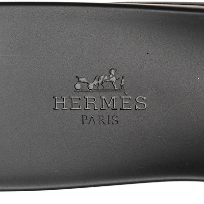Hermes Rubber Aloha Sandals 41 Black 7 of 8