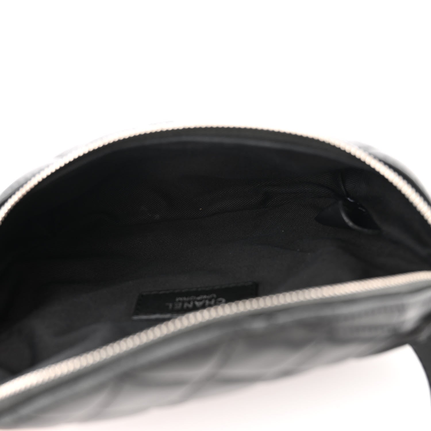 Chanel Calfskin Quilted Waist Belt Bag Black 5 of 15