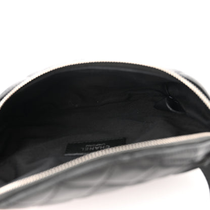 Chanel Calfskin Quilted Waist Belt Bag Black 5 of 15