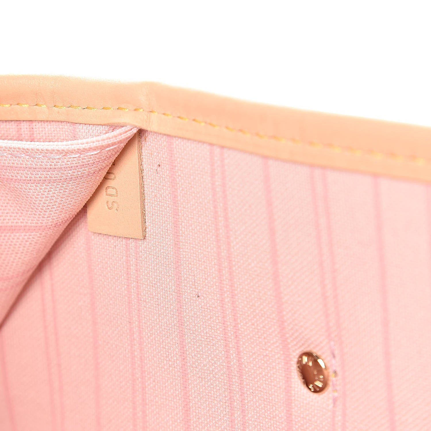 Louis Vuitton Damier Azur Neo Neverfull GM Rose Ballerine 7 of 10