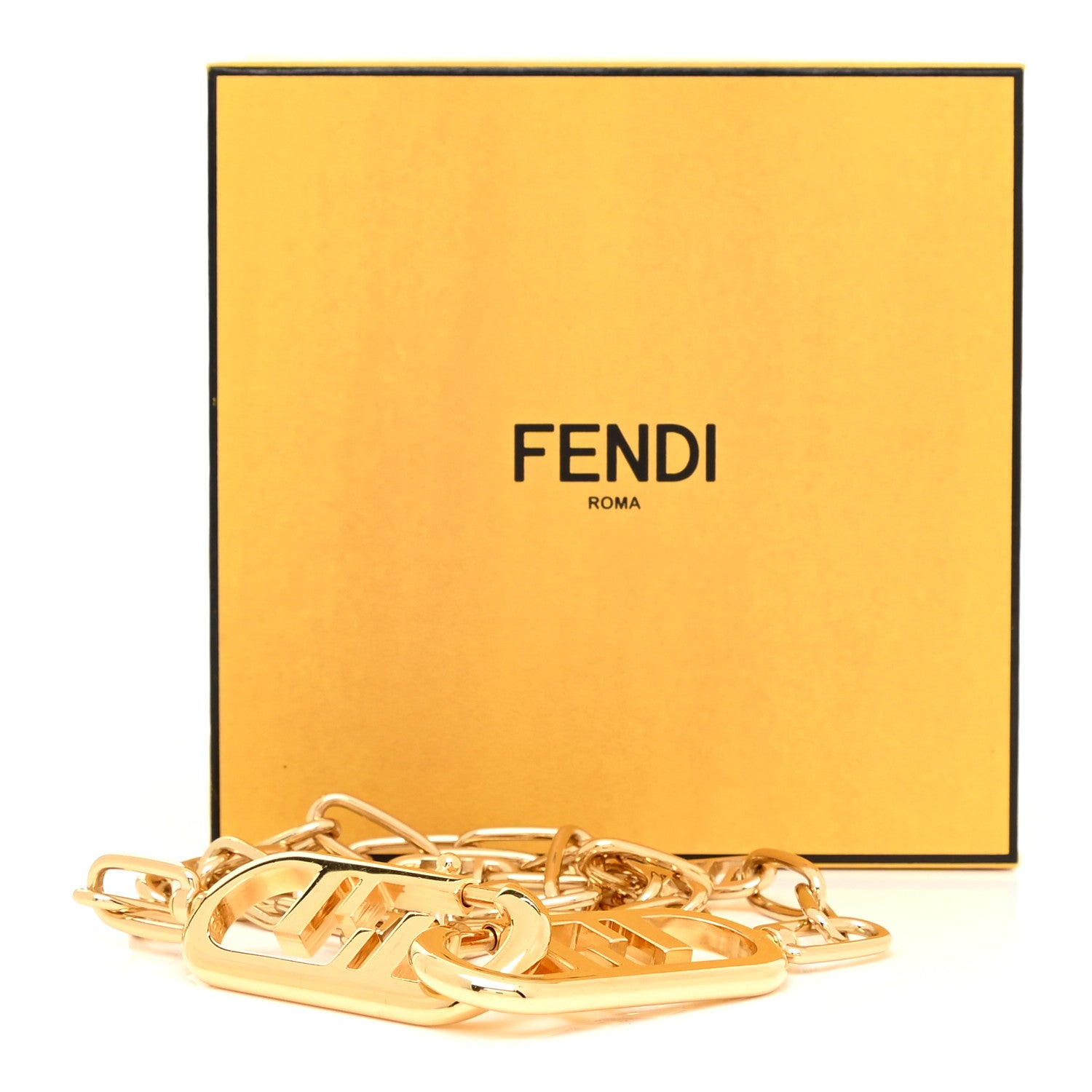 Fendi Metal O'Lock Strap You Gold 5 of 5