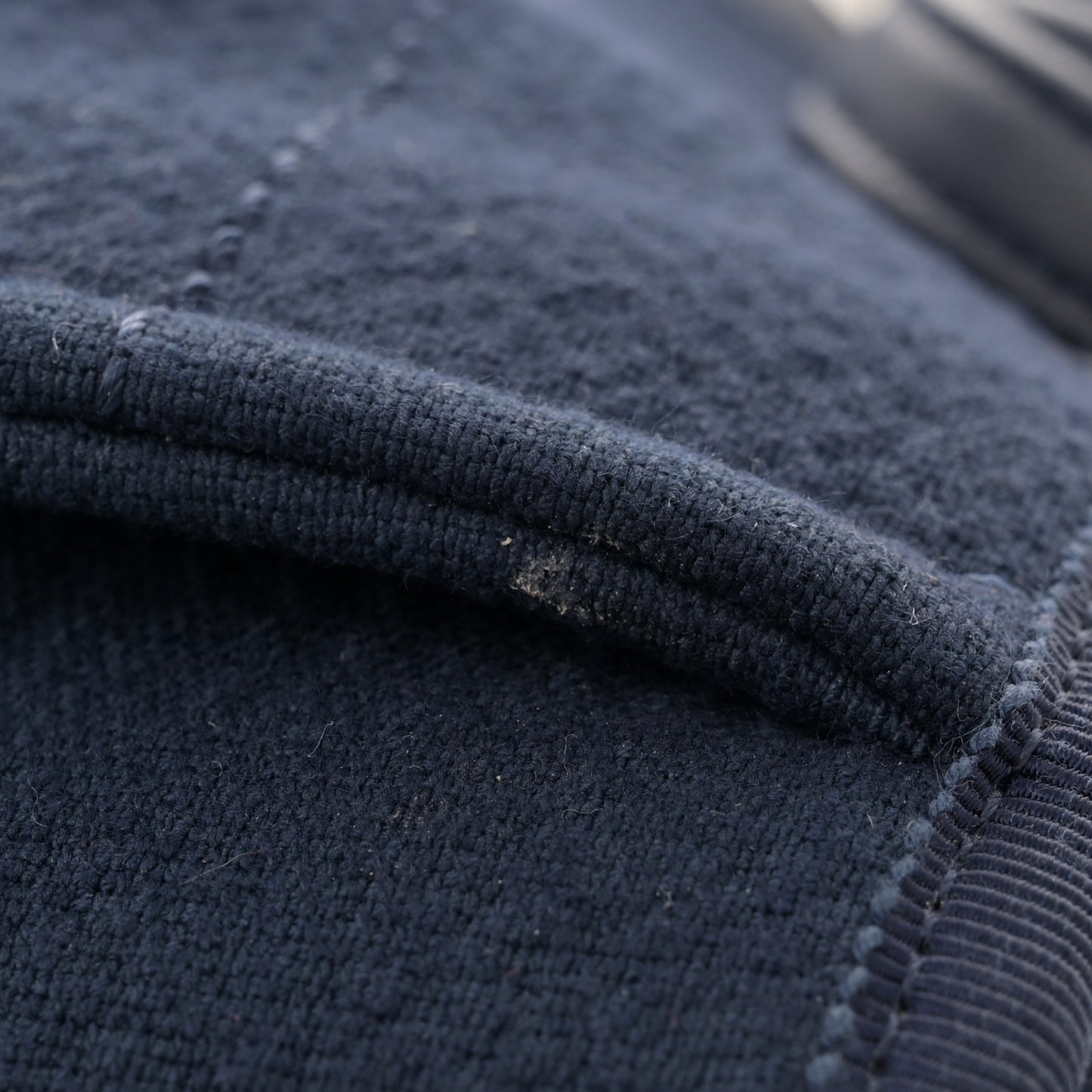 Mixed Fibers Small Deauville Tote Navy Blue