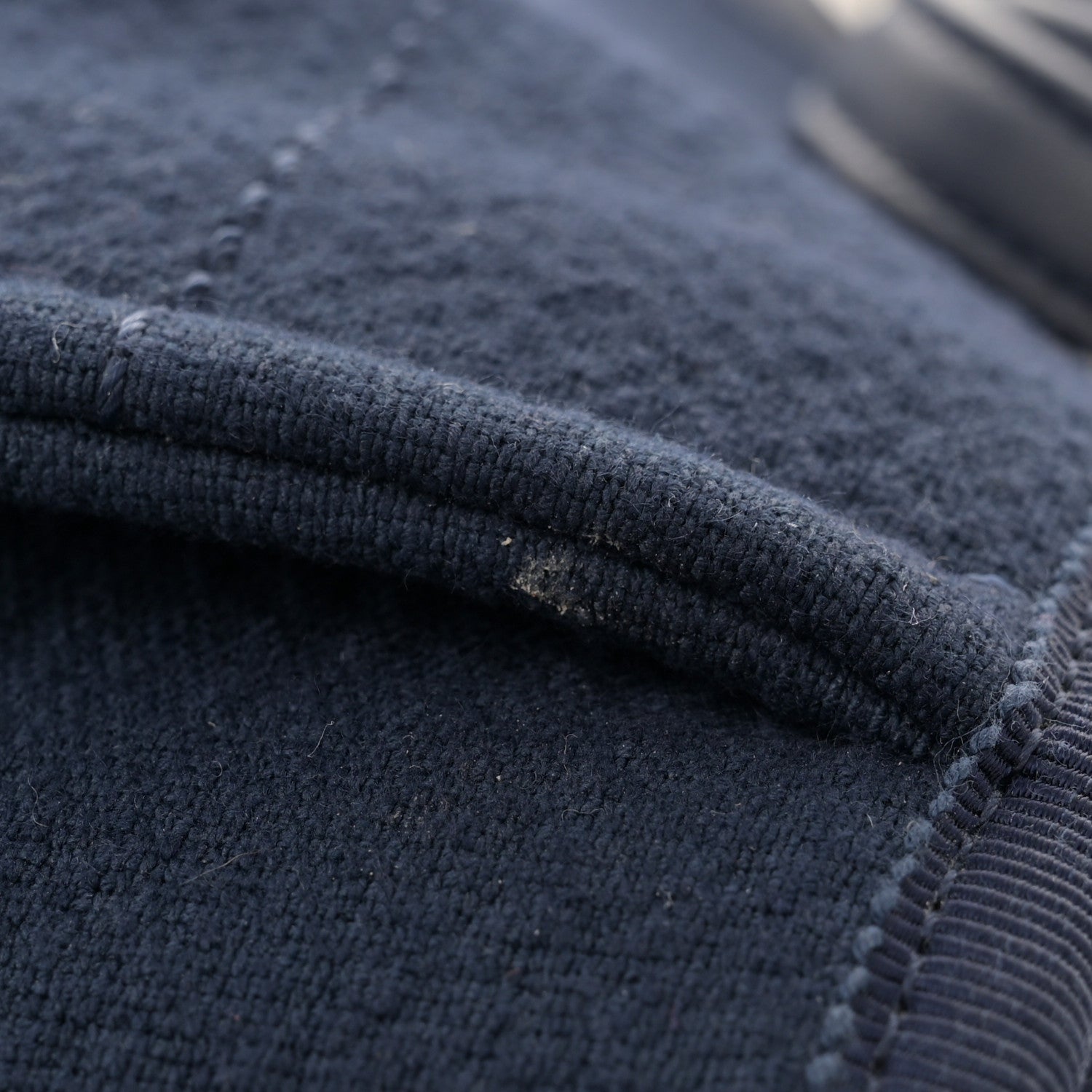 Chanel Mixed Fibers Small Deauville Tote Navy Blue 14 of 14