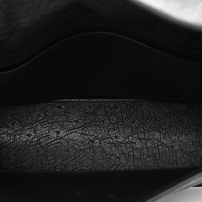 Hermes Ostrich Kelly Danse II Belt Bag Black 5 of 10