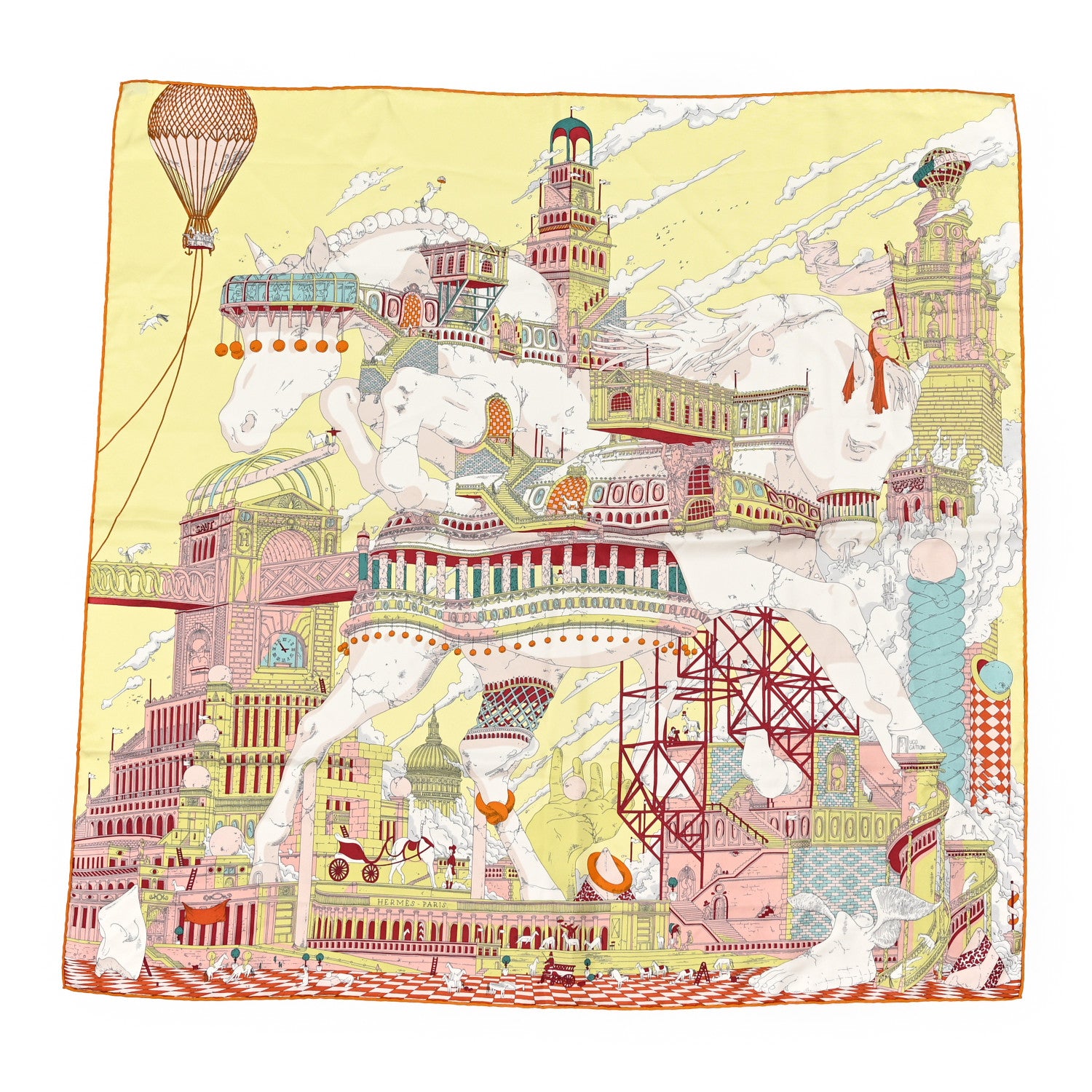 Hermes Silk Hippopolis Scarf 90 1 of 5