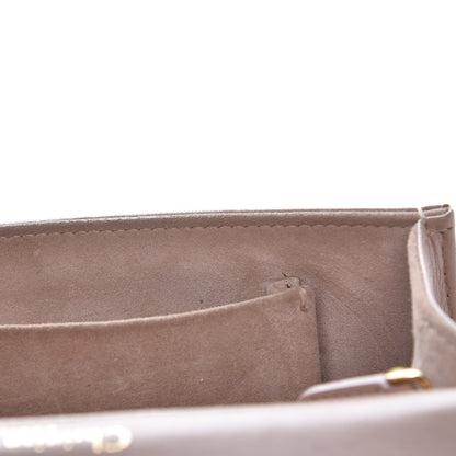 Christian Dior Lambskin Studded Small Diorama Flap Bag Nude 7 of 10