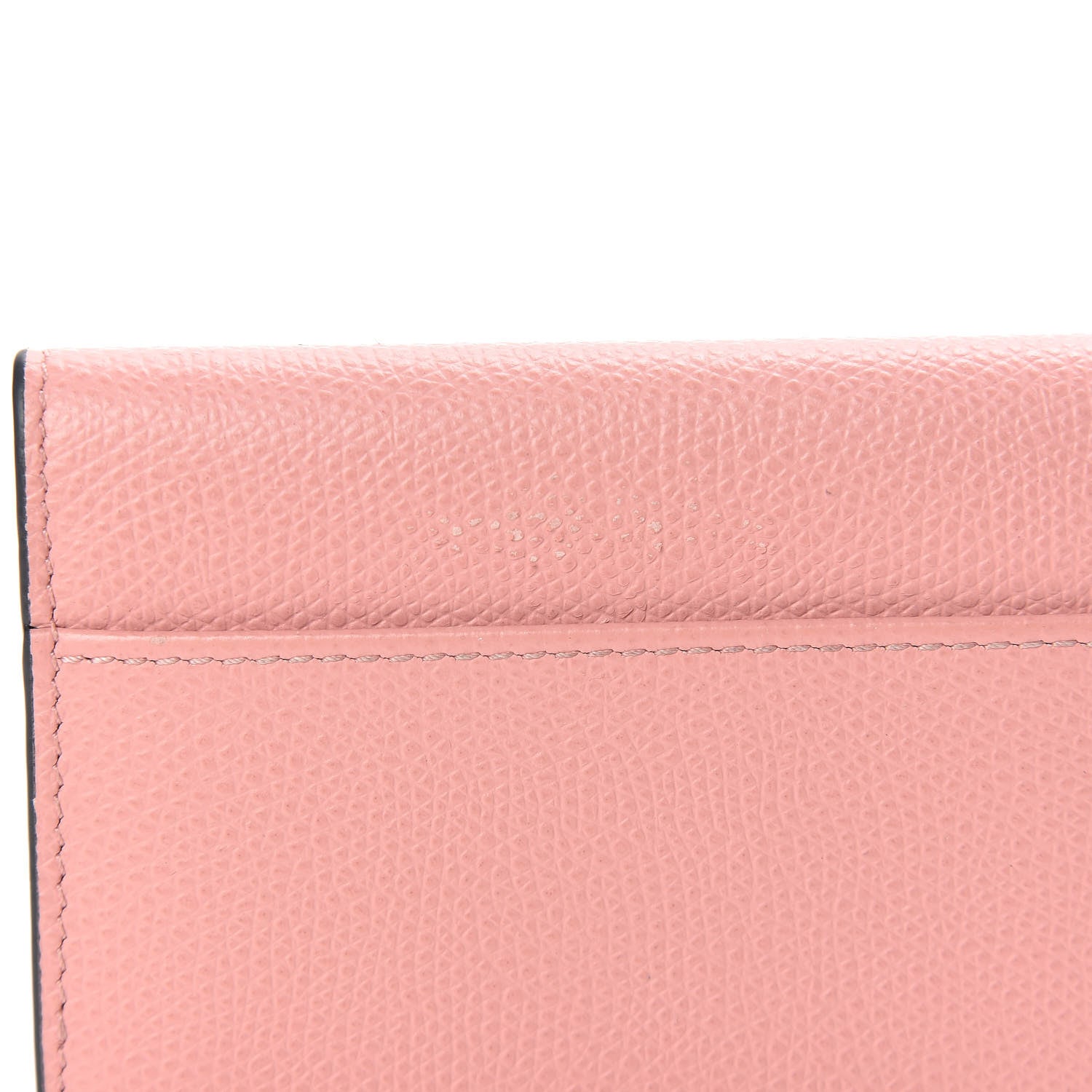 Christian Dior Grained Calfskin Saddle Card Holder Pink 8 of 8
