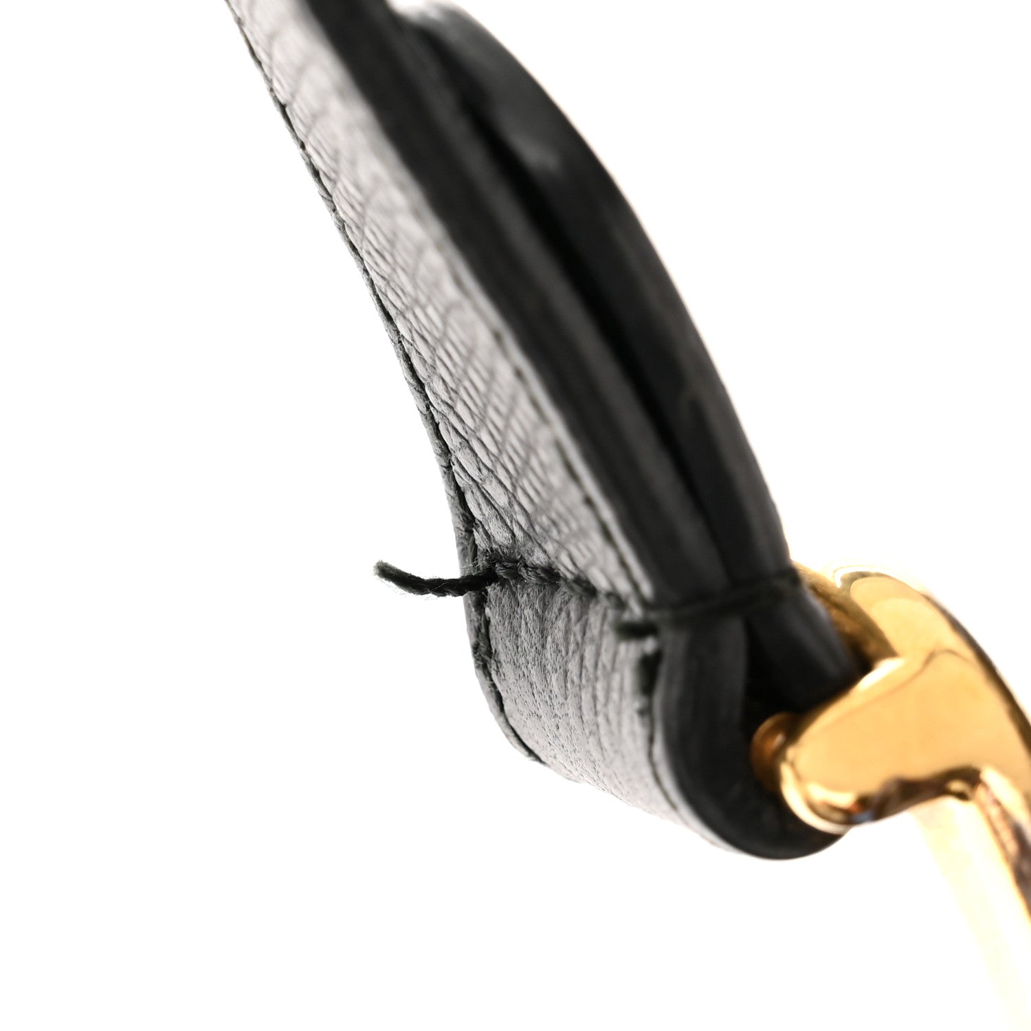 Christian Dior Grained Calfskin Saddle Bag Black 12 of 14