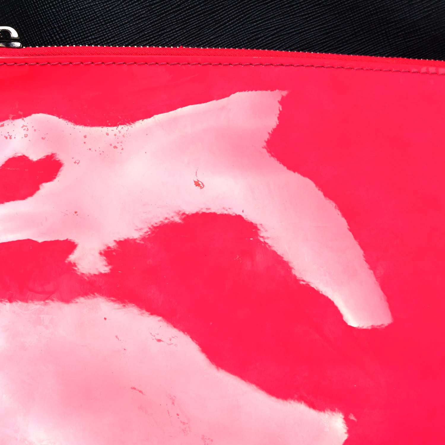 Givenchy Calfskin Large Antigona Tote Black Neon Pink 9 of 11