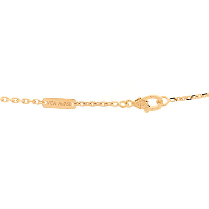 Van Cleef & Arpels 18K Yellow Gold Guilloche Magic Alhambra Long Necklace 4 of 4
