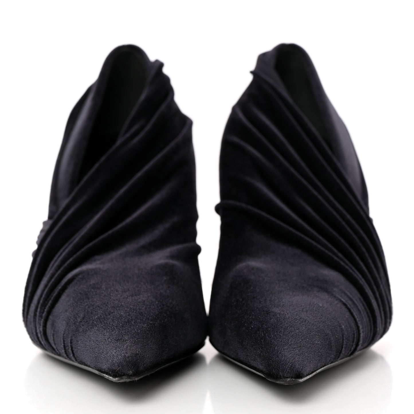 Technical Jersey Knife Pointed Pumps 38 Black