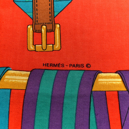 Hermes Cotton Les Sangles Hand Towel 4 of 5
