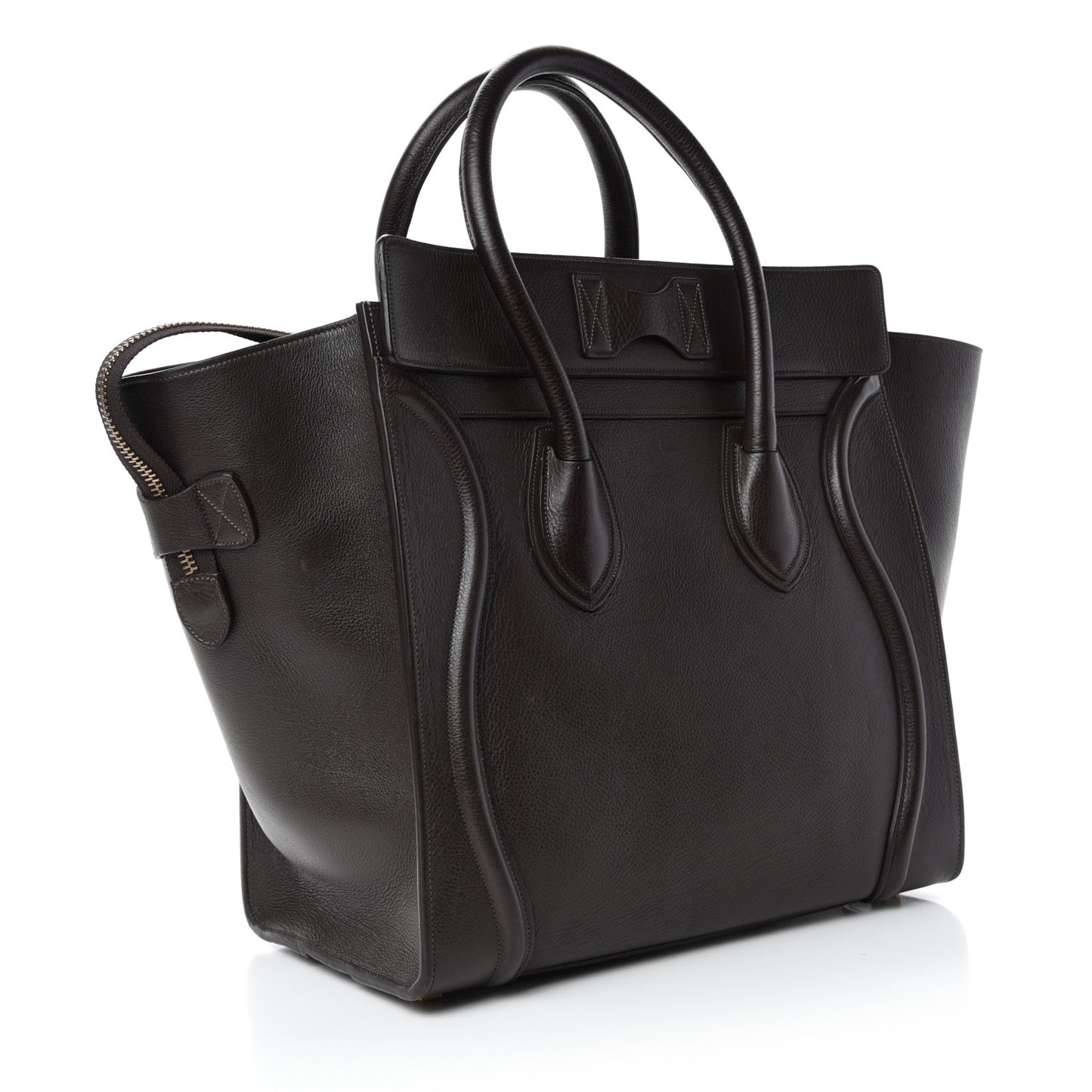 Soft Grained Calfskin Mini Luggage Brown