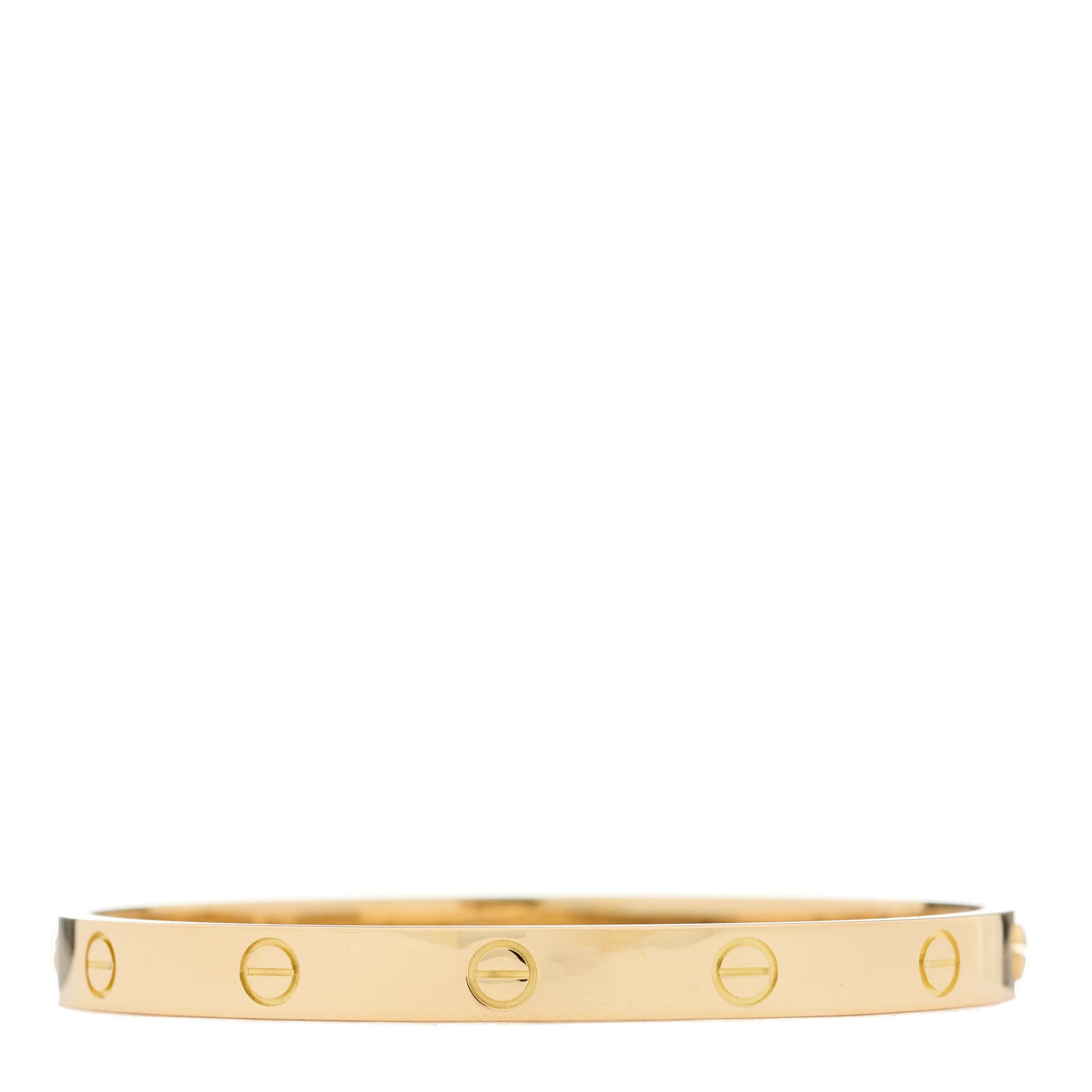 Cartier 18K Yellow Gold LOVE Bracelet 18 1 of 6
