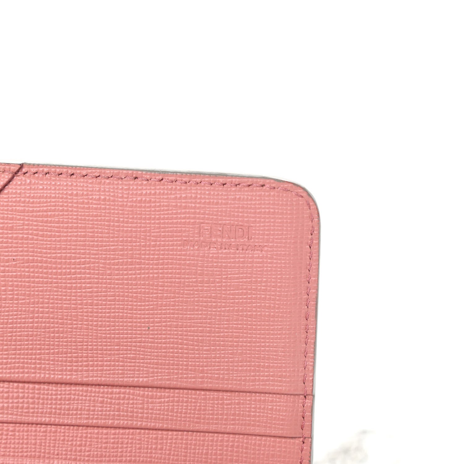 Fendi Vitello Elite Crystal Eye Monster Continental Wallet on Chain Grigio Polvere Ribes Multicolor 6 of 13