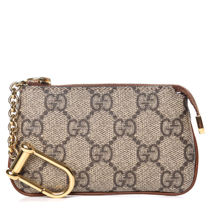 Gucci GG Supreme Monogram Key Case Brown 1 of 8