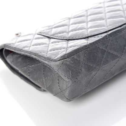 Chanel Aged Calfskin Quilted 50th Anniversary 2.55 Reissue 225 Flap Grey 12 of 12