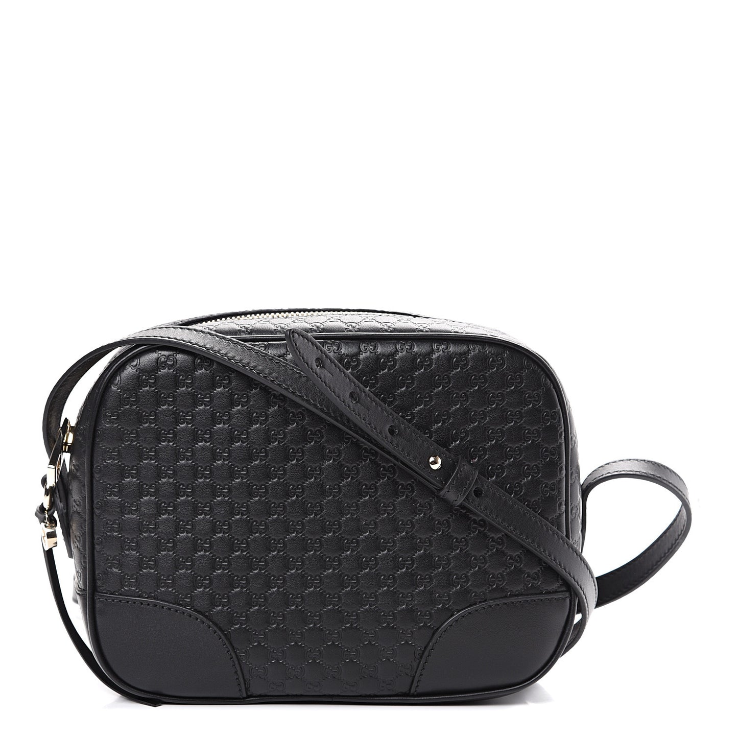 Microguccissima Mini Bree Messenger Bag Black