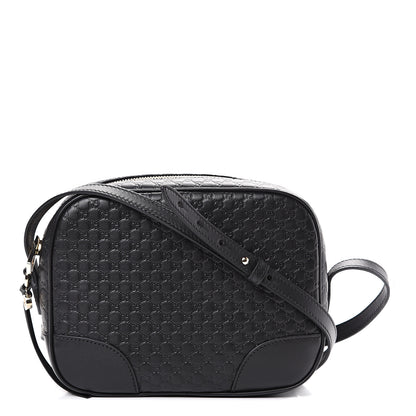 Gucci Microguccissima Mini Bree Messenger Bag Black 1 of 9