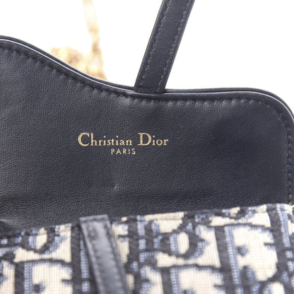 Christian Dior Oblique Nano Saddle Chain Pouch Blue 6 of 10