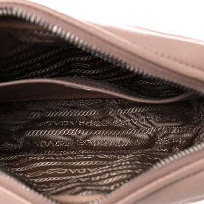 Prada Nappa Triangle Stitched Spectrum Camera Bag Cipria 6 of 13