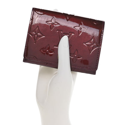 Louis Vuitton Vernis Business Card Holder Rouge Fauviste 2 of 10