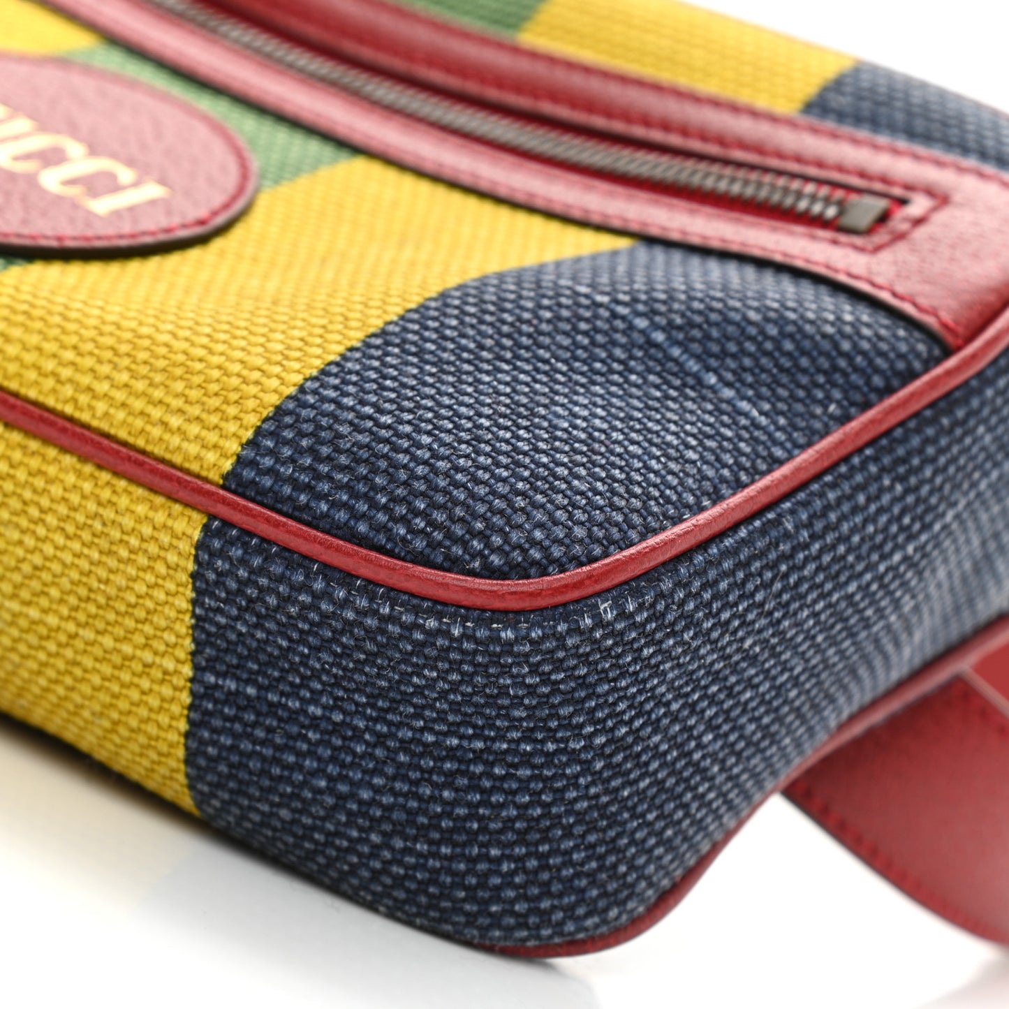 Canvas Marley Stripe Script Logo Gucci 80 32 Belt Bag Multicolor