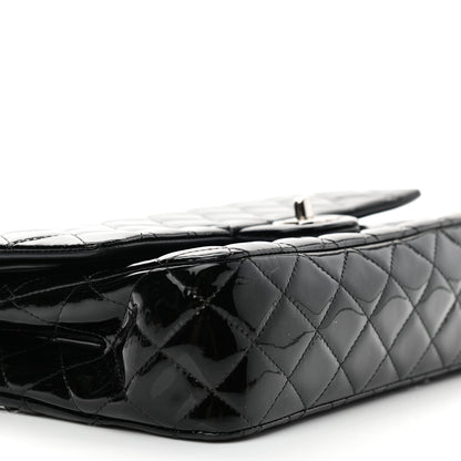 Chanel Patent Quilted Medium Double Flap Black 8 of 11