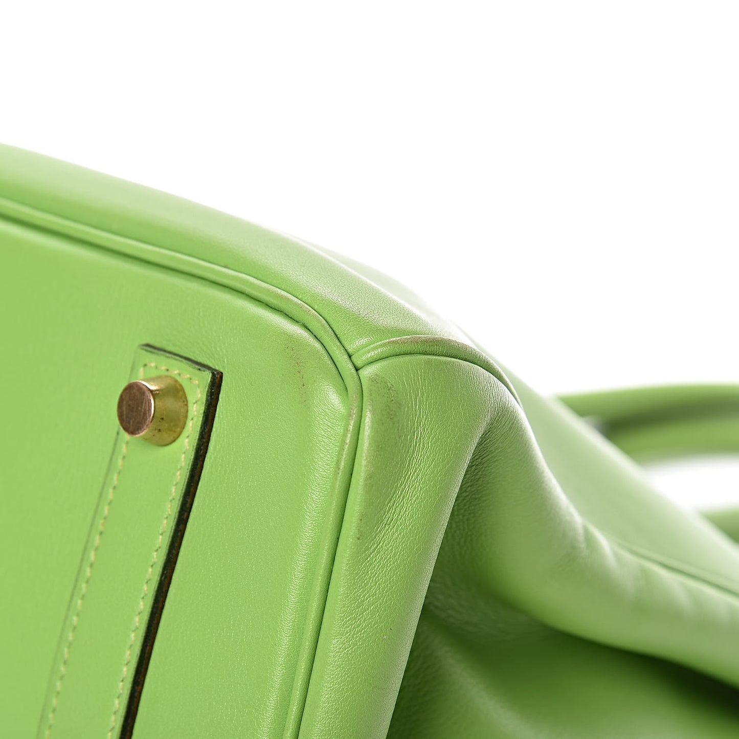 Veau Gulliver Birkin 35 Vert Cru