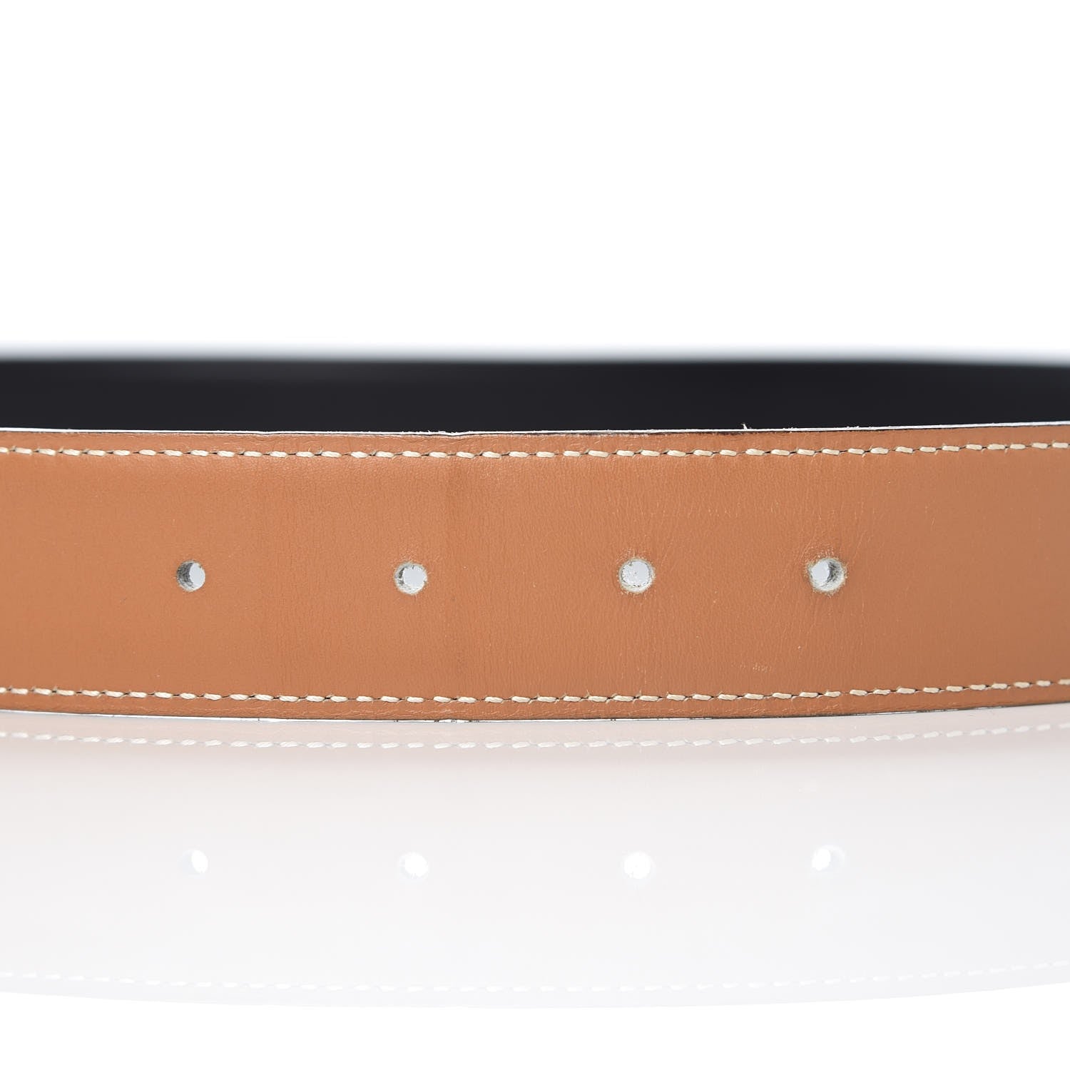 Hermes Box Chamonix 32mm H Belt 75 Black Gold 7 of 9