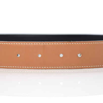 Hermes Box Chamonix 32mm H Belt 75 Black Gold 7 of 9