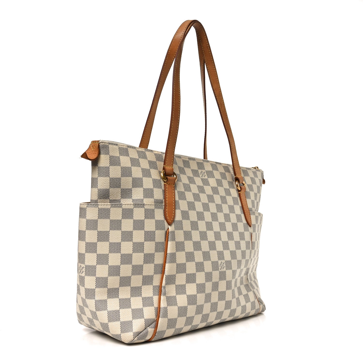 Louis Vuitton Damier Azur Totally MM 3 of 9
