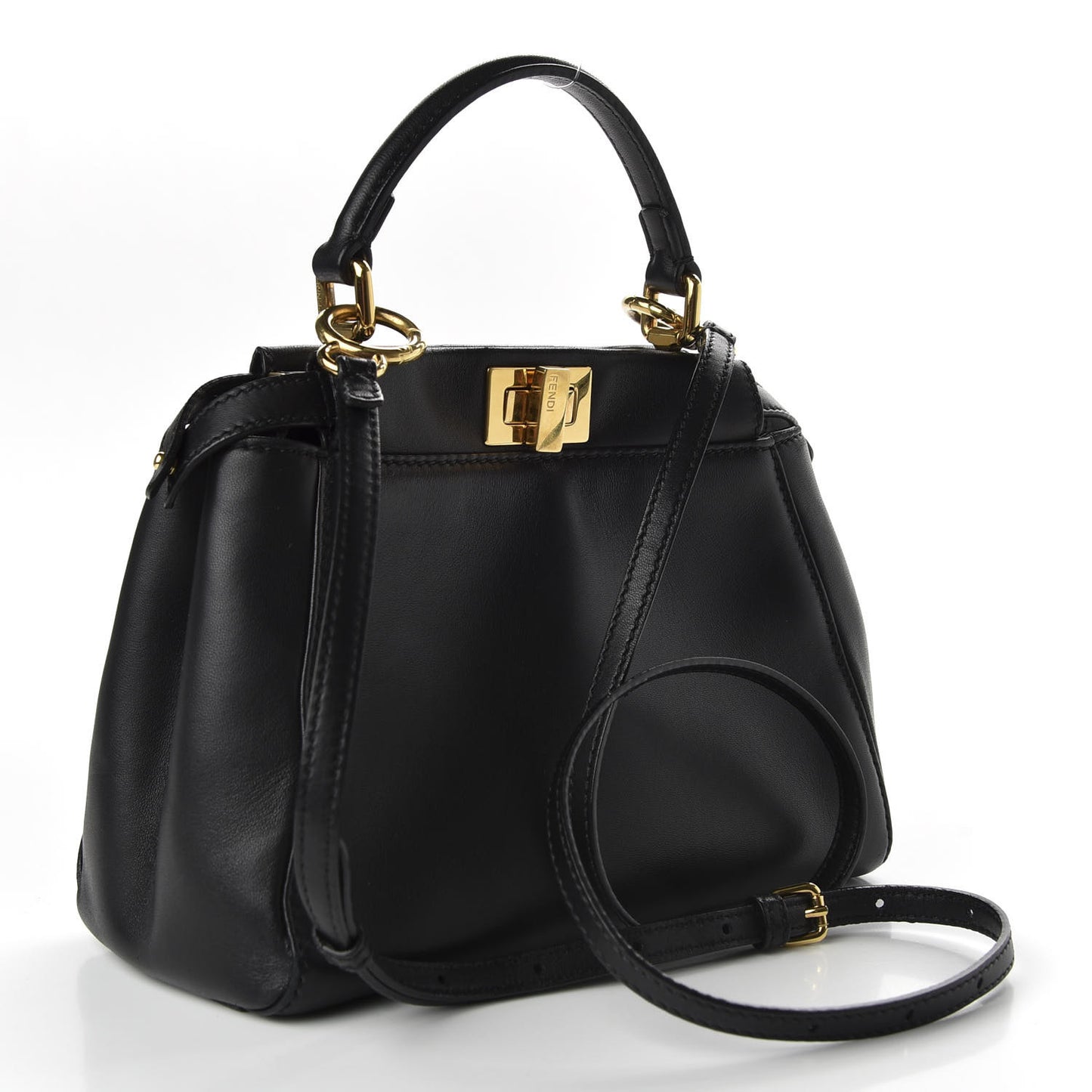 Nappa Mini Peekaboo Iconic Satchel Black