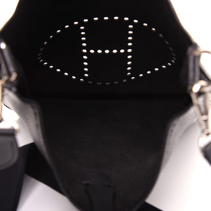 Hermes Taurillon Clemence Evelyne PM Black 5 of 16