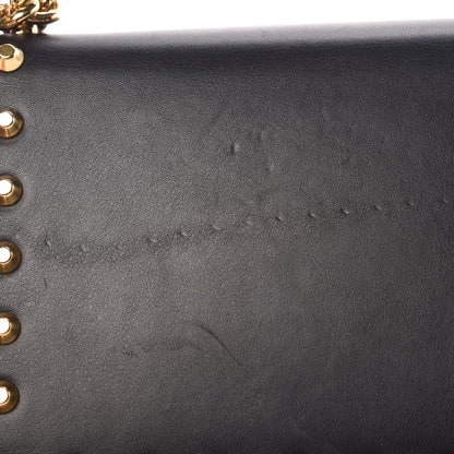 Gucci Calfskin Studded Small Padlock Shoulder Bag Black 7 of 9