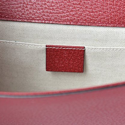 Gucci Grained Calfskin Dionysus Clutch Wristlet Red 5 of 8
