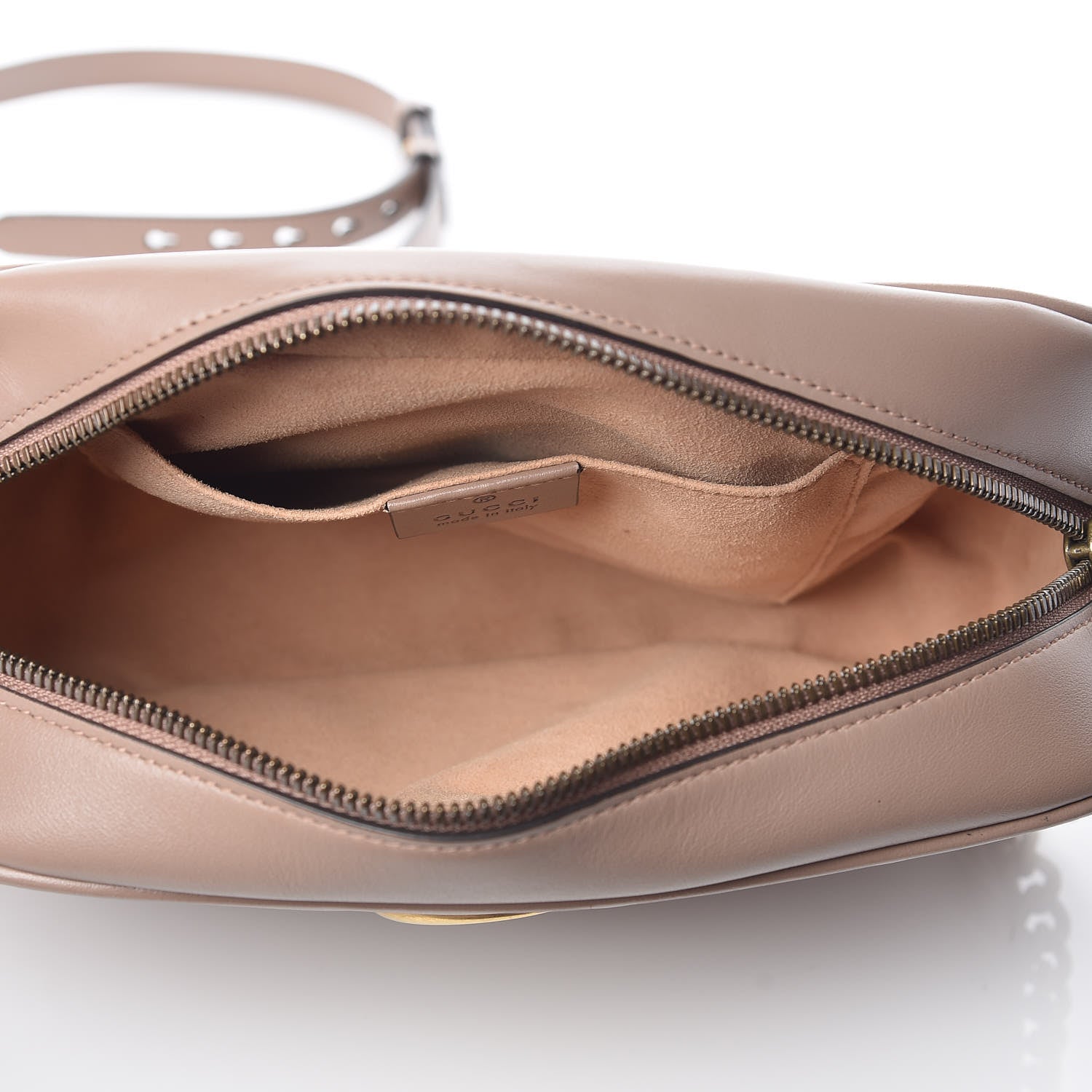 Gucci Calfskin Matelasse Small GG Marmont Chain Shoulder Bag Taupe 7 of 12