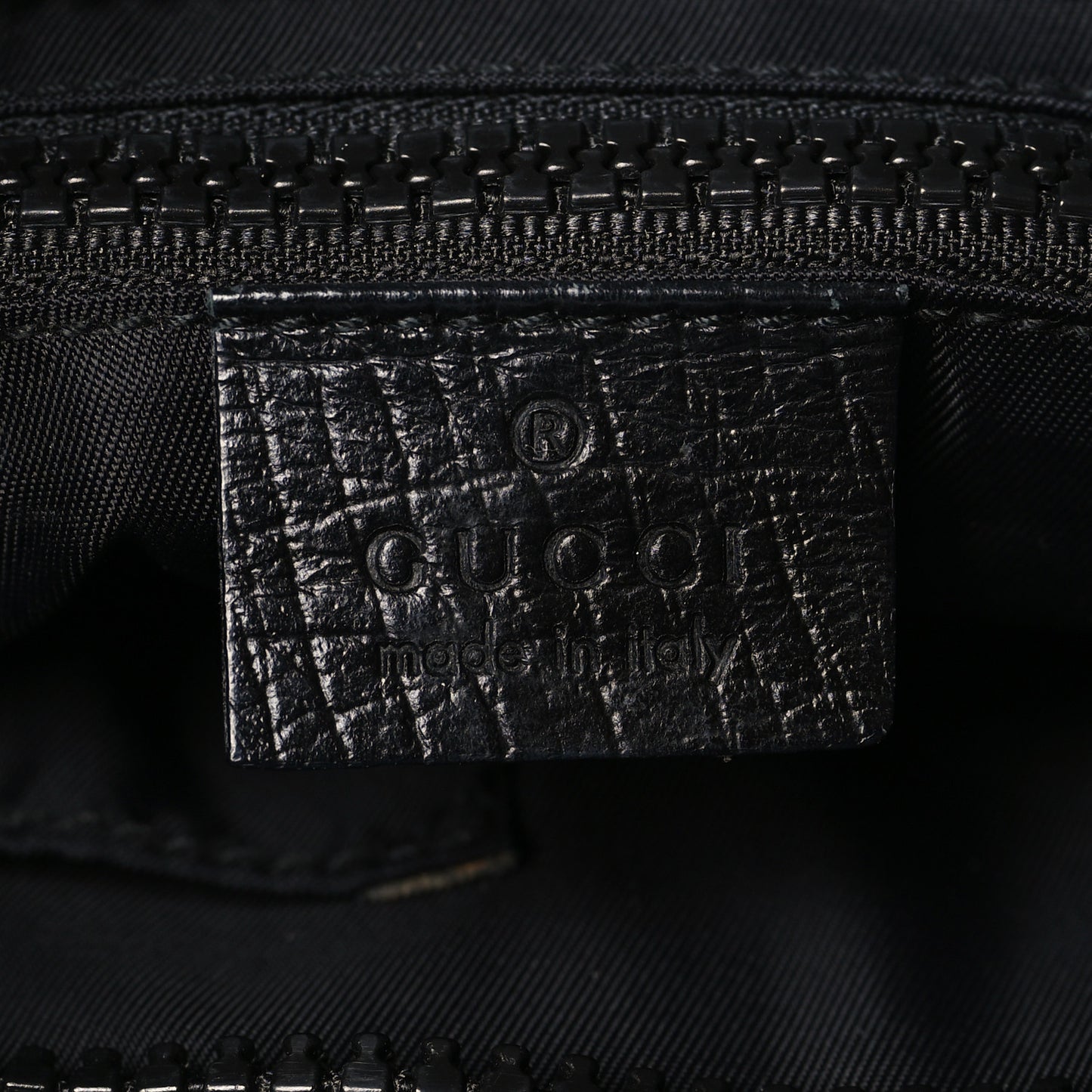 GG Plus Flat Messenger Bag Black Grey
