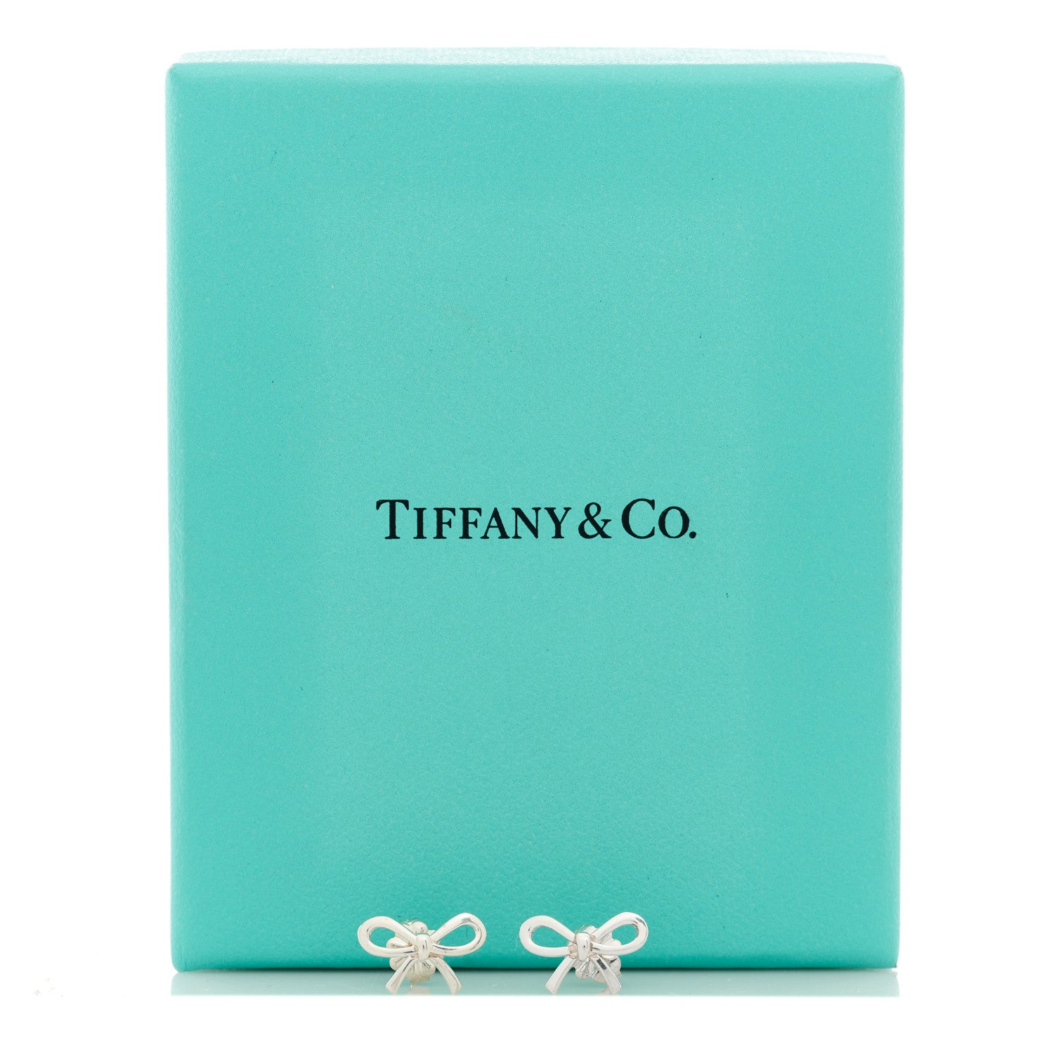 Tiffany Sterling Silver Bow Earrings 5 of 5