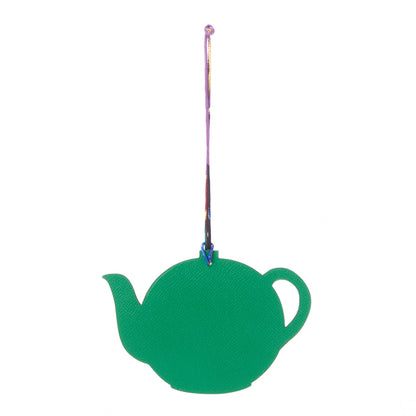 Hermes Togo Epsom Petit H Teapot Bag Charm GM Bambou Ebene 1 of 4