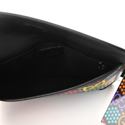 Gucci GG Supreme Monogram Psychedelic Slim Belt Bag Black 5 of 11