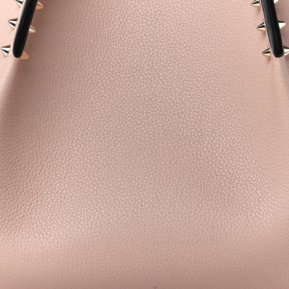 Christian Louboutin Calfskin Spiked Small Cabarock Shopper Tote Rose De Chine 8 of 10