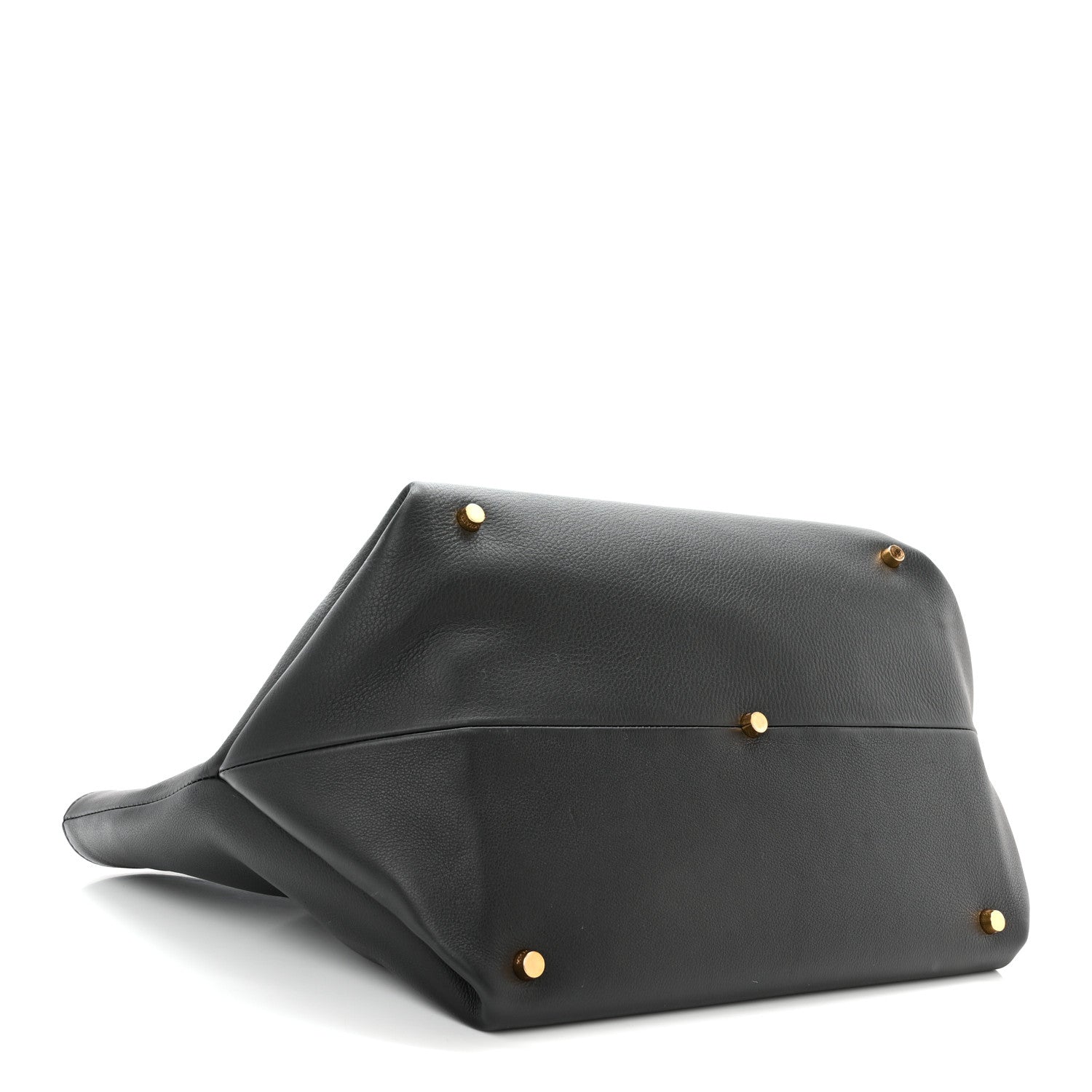 Khaite Pebbled Calfskin Medium Amelia East West Tote Black 4 of 10